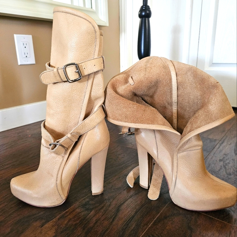 Kathryn Amber Leigh Leather 5" Boots